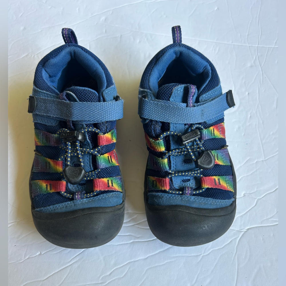 Keen Kids Blue and Multicolor Sneakers Kids 12 - Picture 4 of 5